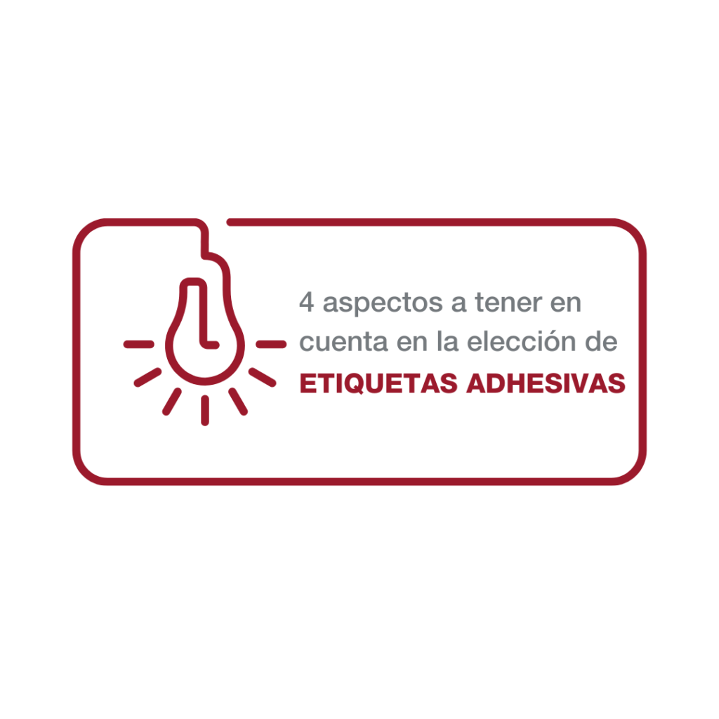 aspectos a tener en cuenta, etiquetas adhesivas